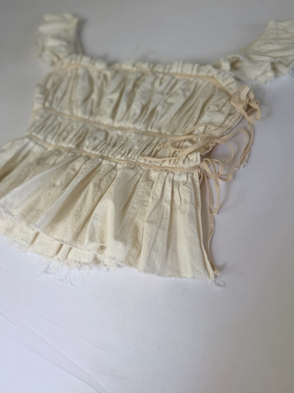 Free People Claude Corset Top ivory Small - Picture 4 of 12